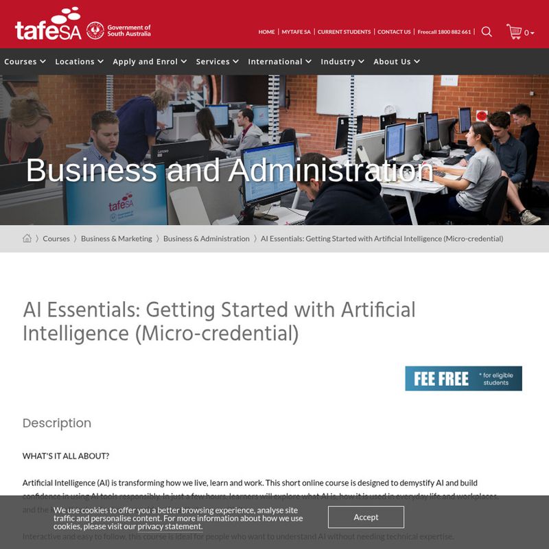 Free TAFE Courses with Certificates and Microcredentials