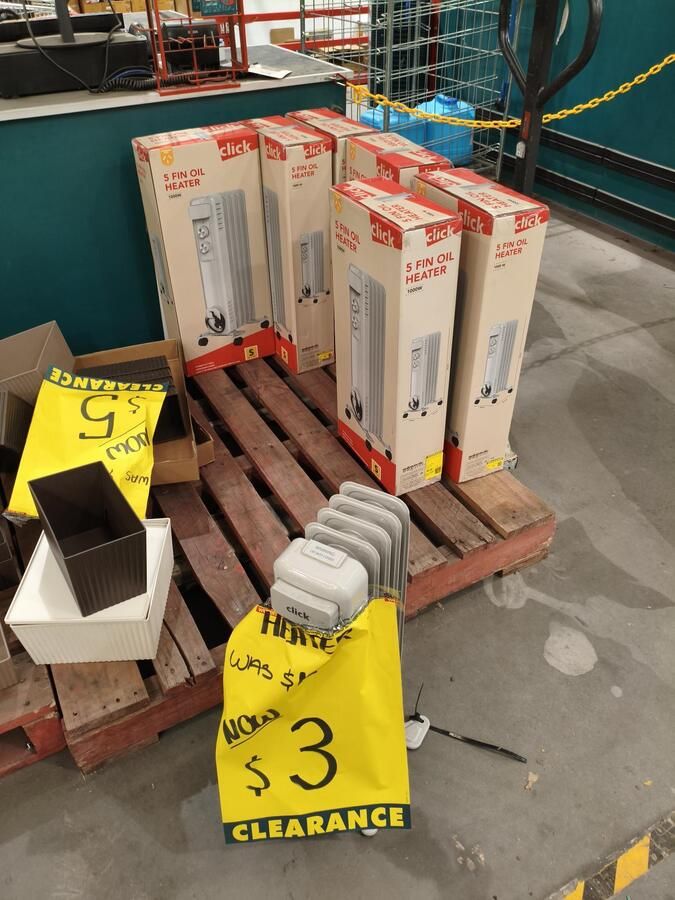 Click 5 Oil Column Heater Clearance Just