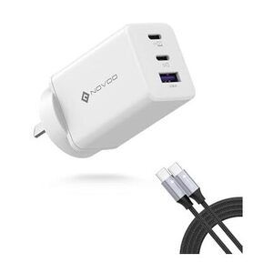 NOVOO 67W GaN III USB-C Charger with Cable