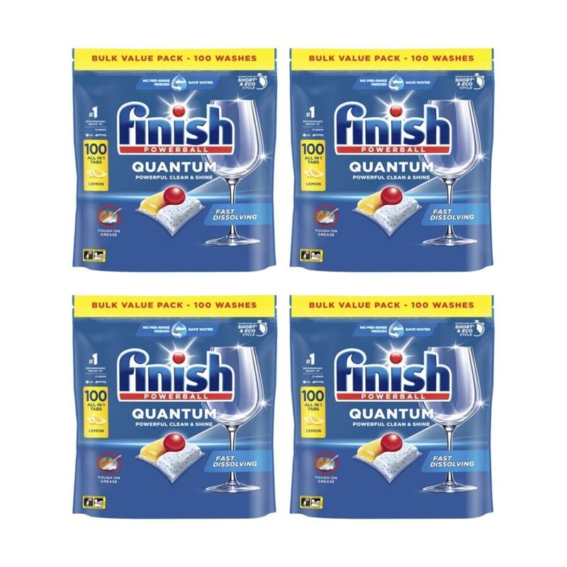 Finish Quantum Dishwasher Tablets 400-Pack