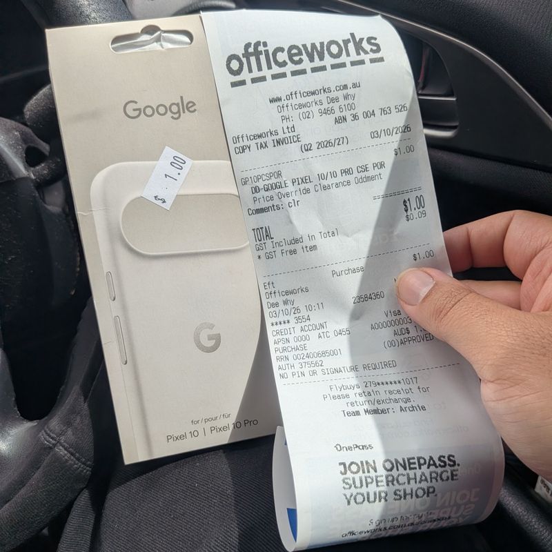 Official Google Pixel 10 Case - White