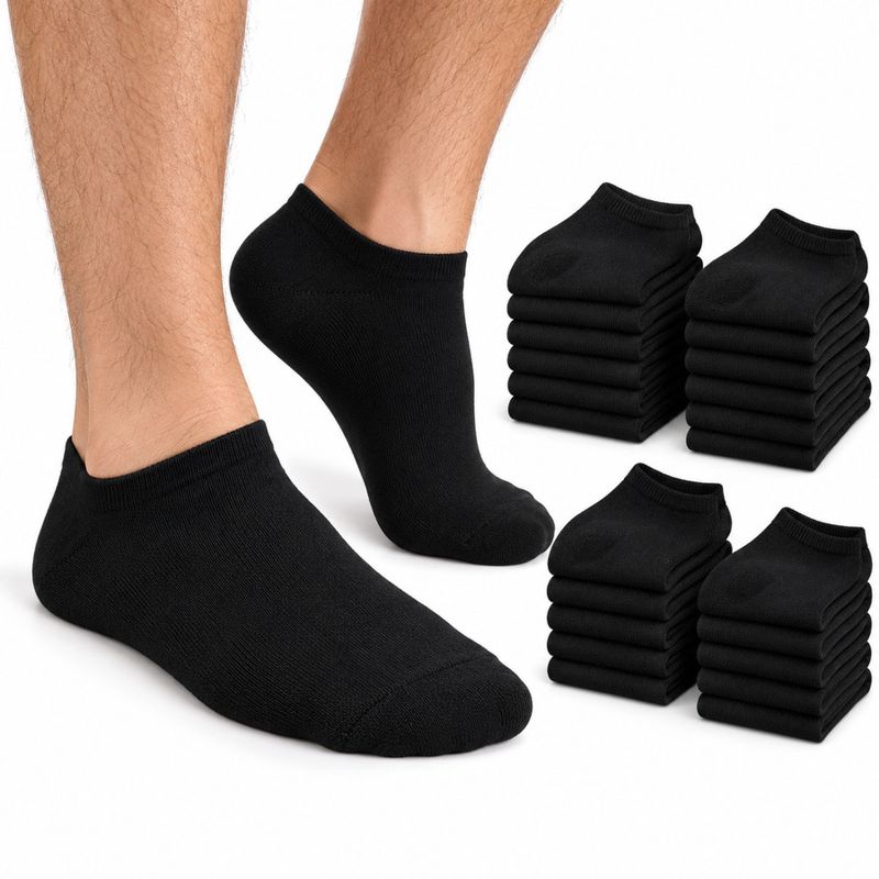 24 Pairs Cotton Ankle Socks Free Shipping Australia-Wide
