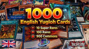 1000+ Yugioh English Cards with 10+ Super Rares