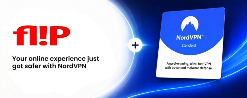 Free NordVPN Standard with eligible Flip Internet plans