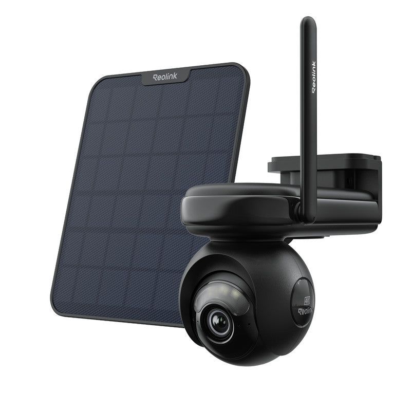 Reolink 4K 360° PT Solar/Battery Camera Ultra Black + Solar Panel