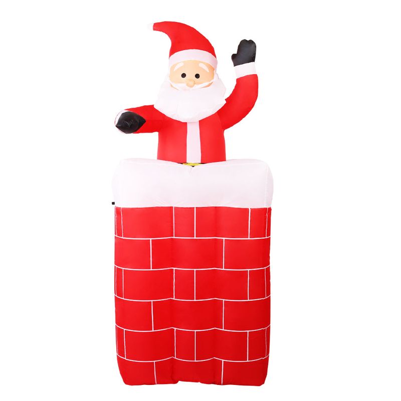 Jingle Jollys Christmas Inflatable Santa Pop Up 1.8M Illuminated Decorations