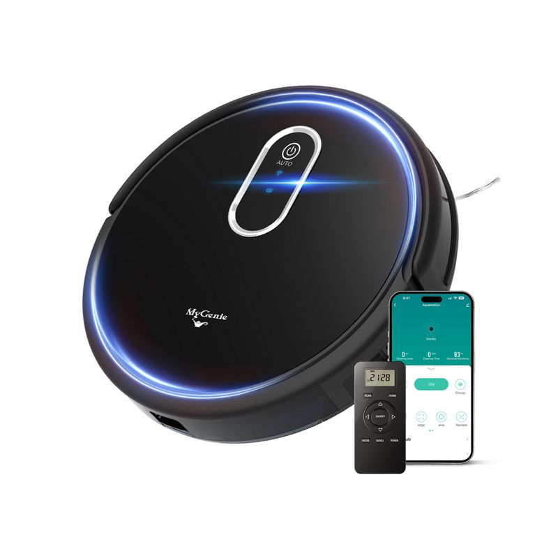 Mygenie Hydraclean Robotic Vacuum (Black)