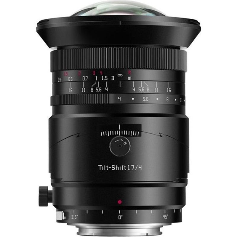 TTArtisan 17mm f/4 Tilt-Shift Sony E Mount Lens Black