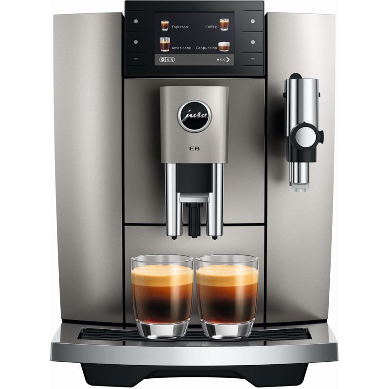 Jura E8 Fully Automatic Coffee Machine (Piano White)