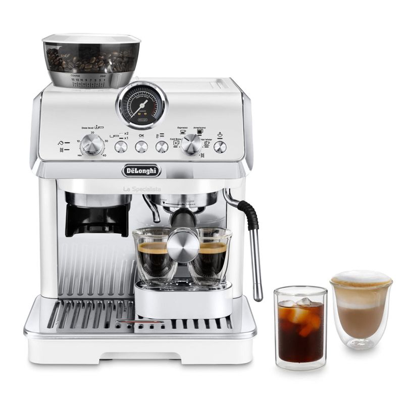 De'Longhi EC9255W2 La Specialista Arte Evo with Cold Brew Coffee Machine (White)