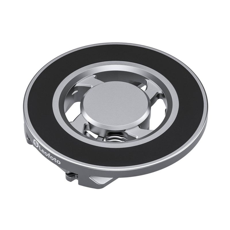 Leofoto PM-01 Magnetic Quick Mount Plate for Mobile Phones - Silver