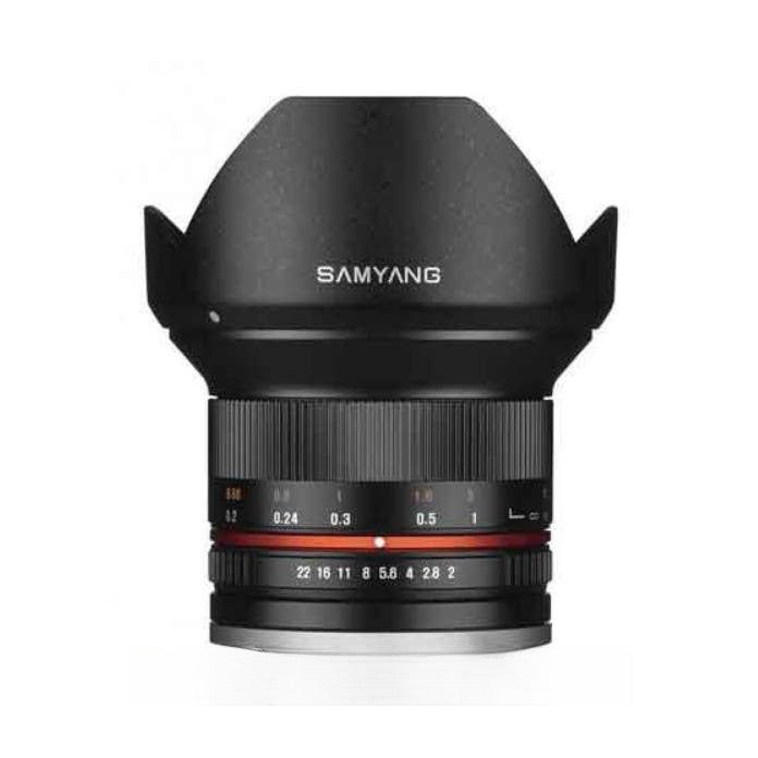 Samyang 12mm F2.0 NCS CS Fuji X Mount Lens Black