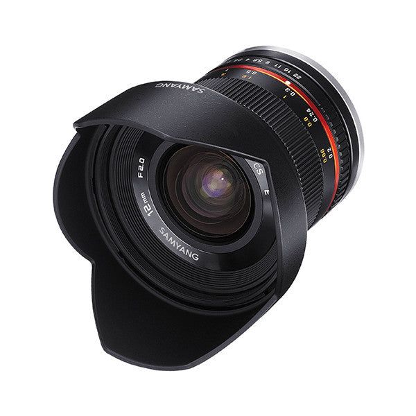 Samyang 12mm f/2.0 NCS CS Lens for MFT Mount - Black