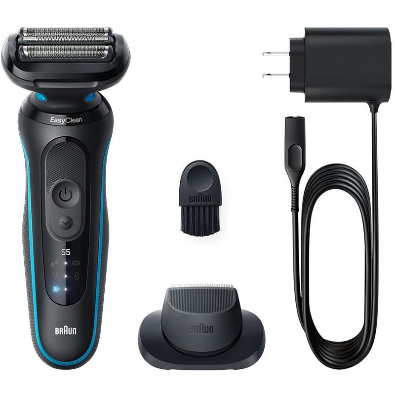 Braun Series 5 Electric Shaver with Precision Trimmer Attachment (Mint)