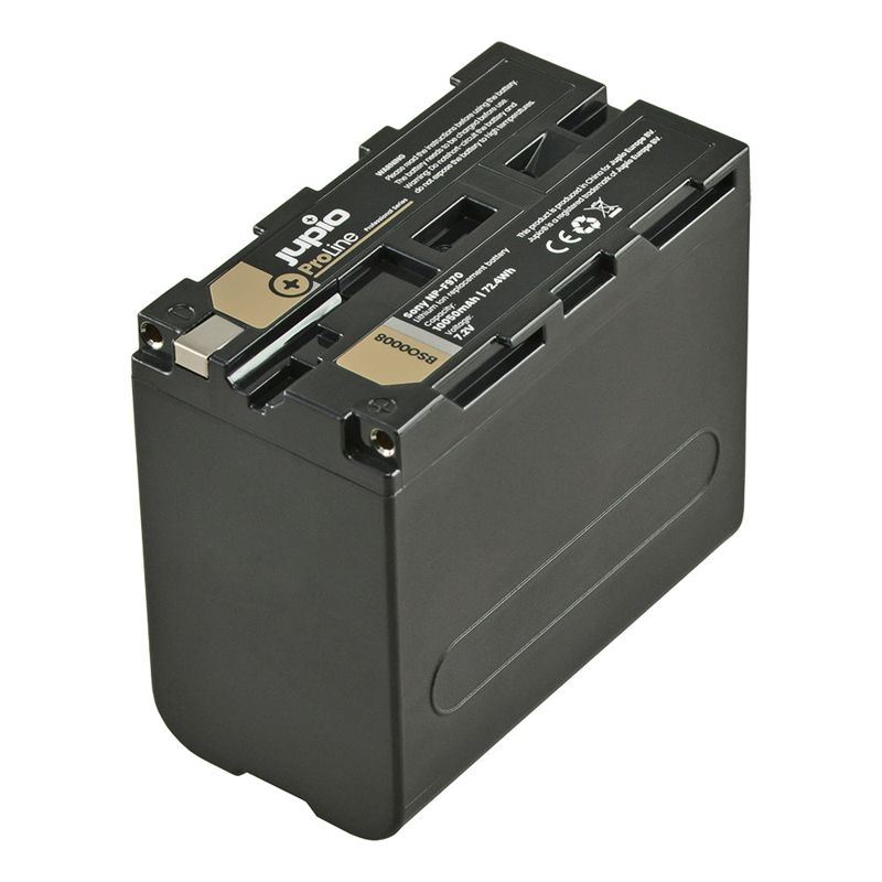 Jupio ProLine Li-ion 7.2V 10050mAh Battery For Sony NP-F970 Camera
