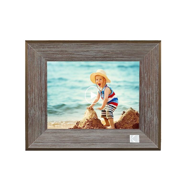 KODAK RCF-8013W 8" Classic Digital Photo Frame 16GB Wi-Fi (Grey Wood)