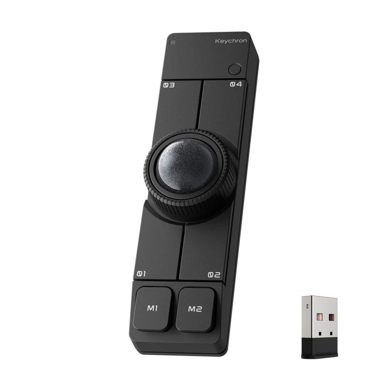 Keychron Nape Pro Wireless Trackball Mouse (White)
