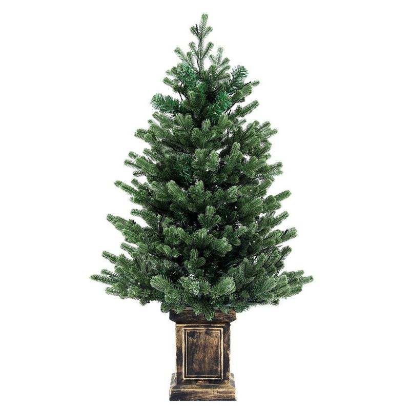 Jingle Jollys Christmas Tree 1.2M LED Potted Xmas Tree Party Decor 8 Light Modes