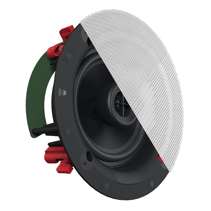 Klipsch DS-160CDT 6.5" In-Ceiling 200W Speaker with Pivoting Woofer/Tweeter (White)