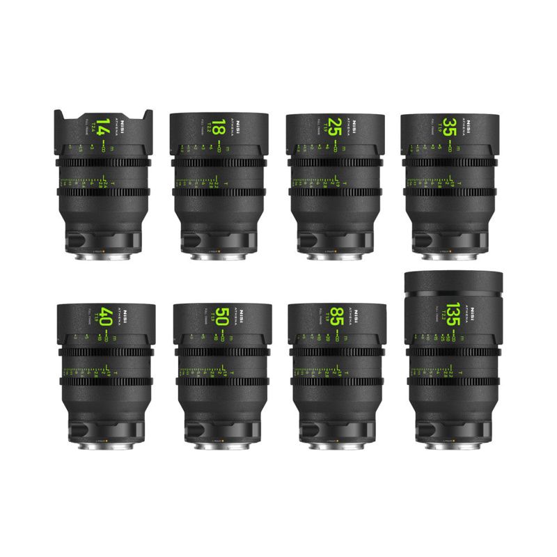 NiSi ATHENA PRIME Full Frame Master Kit with 8 Lenses (L Mount)