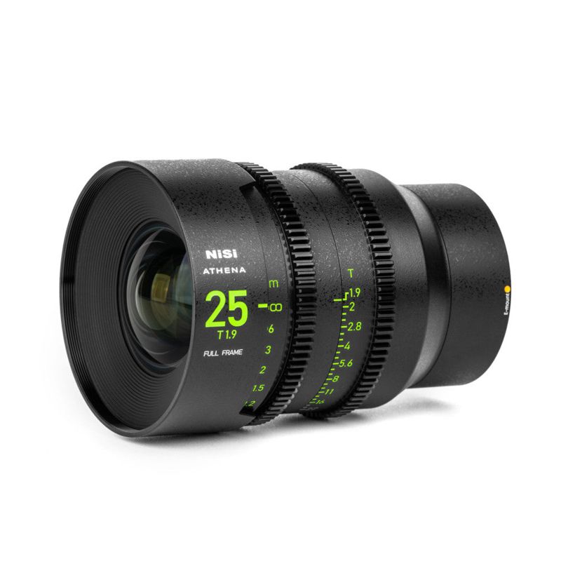 NiSi 25mm ATHENA PRIME Full Frame Cinema Lens T1.9 L Mount