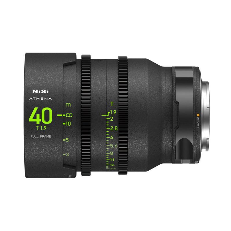 NiSi 40mm ATHENA PRIME Full Frame Cinema Lens T1.9 - L Mount