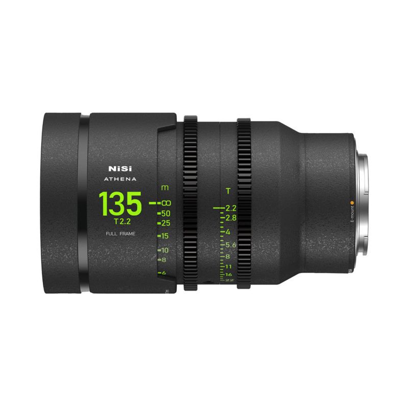 NiSi 135mm ATHENA PRIME Full Frame Cinema Lens T2.2 - Sony E (No Drop In Filter)