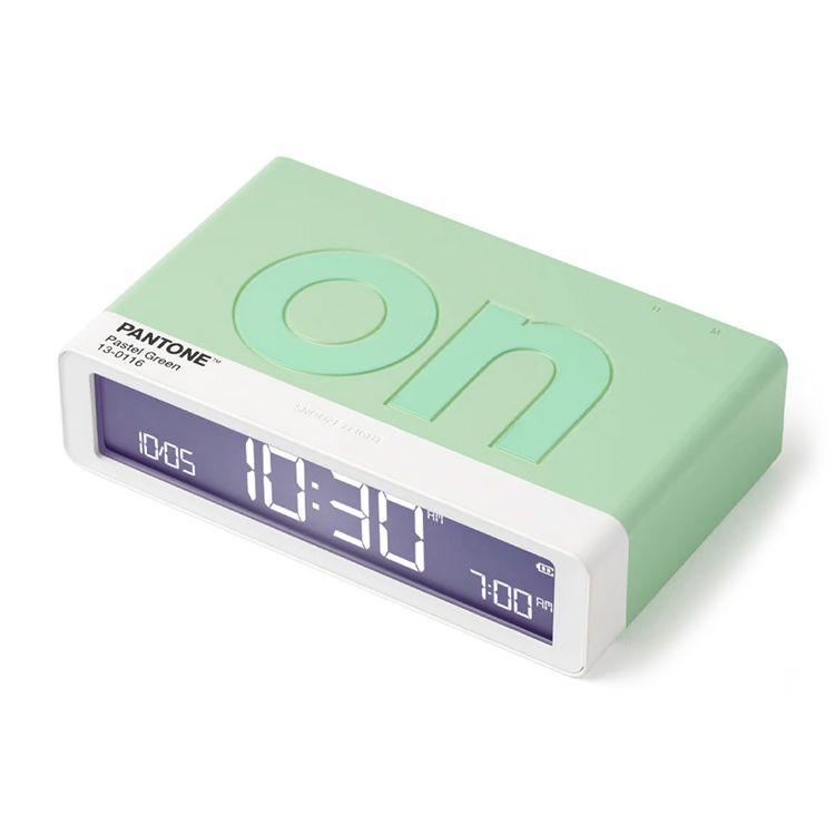 Lexon Flip Classic Reversible Alarm Clock PANTONE (Red)