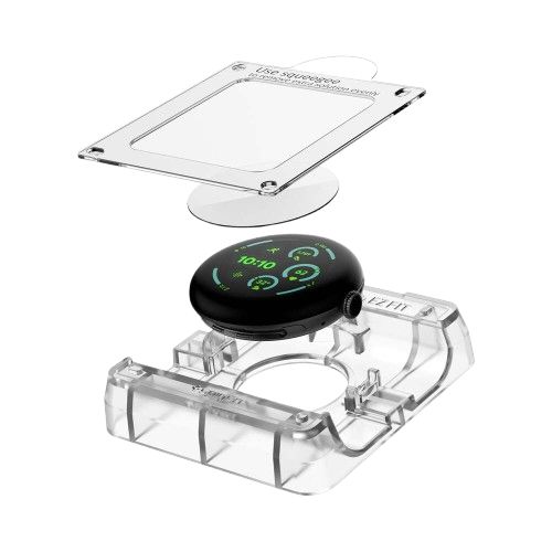 Spigen Google Pixel Watch 5/4/3 45mm Elite Shield EZ Fit 2PCS Screen Protector (Clear) - Clear