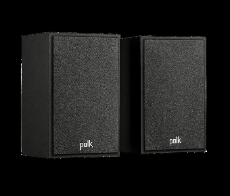 Polk Audio Monitor XT15 High-Resoultion Compact Bookshelf Speakers Pair (Black)