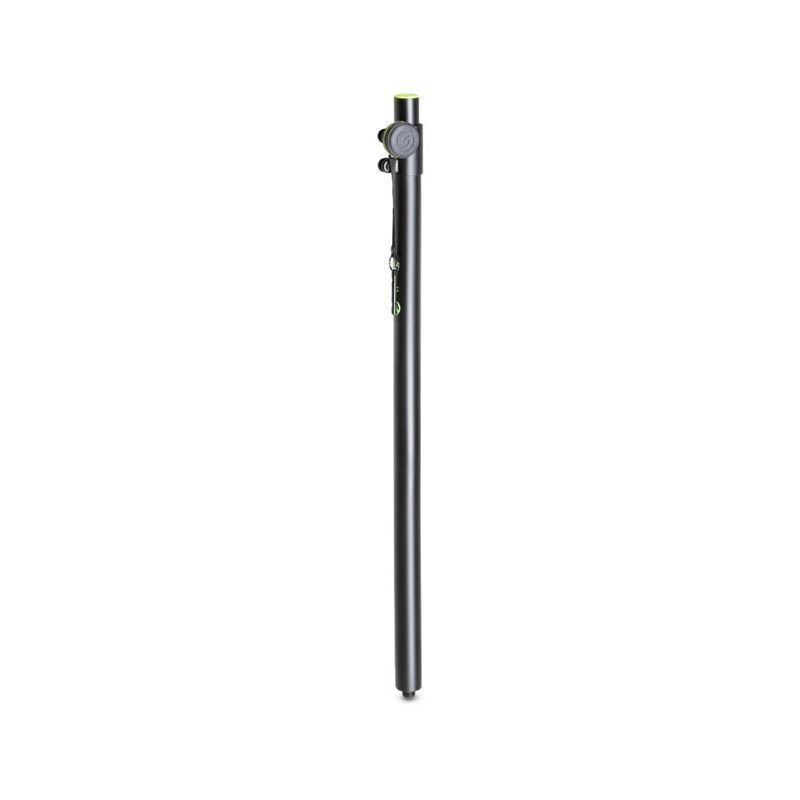 Gravity SP2342B Adjustable Steel Pole 35mm to M20 1800mm Mount For Speaker Black