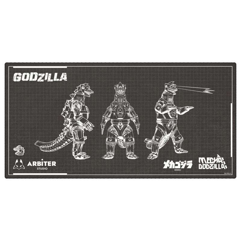 ARBITER STUDIO Black Mechagodzilla XXL 1000x500mm Cloth Mousepad
