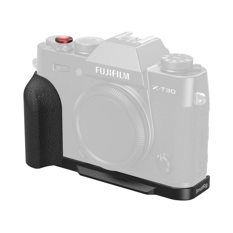 SmallRig L-Shaped Mount Plate with Silicone Handle for FUJIFILM X-T30 / X-T30 II / X-T30 III (Black) 5663