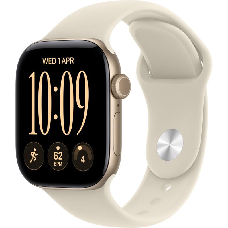 Apple Watch Series 12 42mm Light Gold Aluminium Case GPS Sport Band (M/L) [Sand]