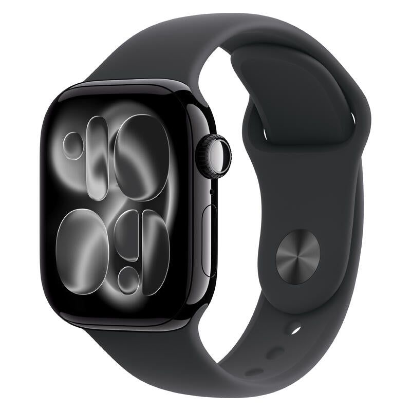 Apple Watch Series 11 42mm Jet Black Aluminium Case GPS Sport Band (S/M) [Black]