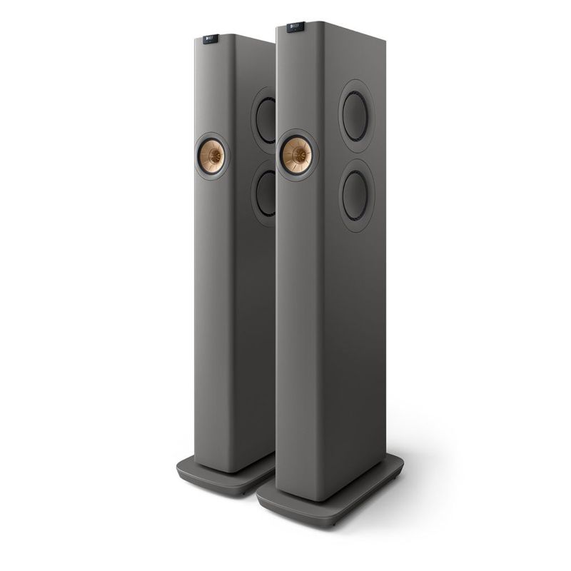 KEF LS60 Wireless Hifi Speakers Pair (Mineral White)