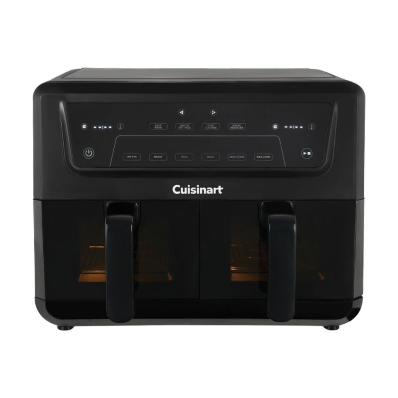 Cuisinart AirView 10.4L Dual Basket Electric Air Fryer - Black