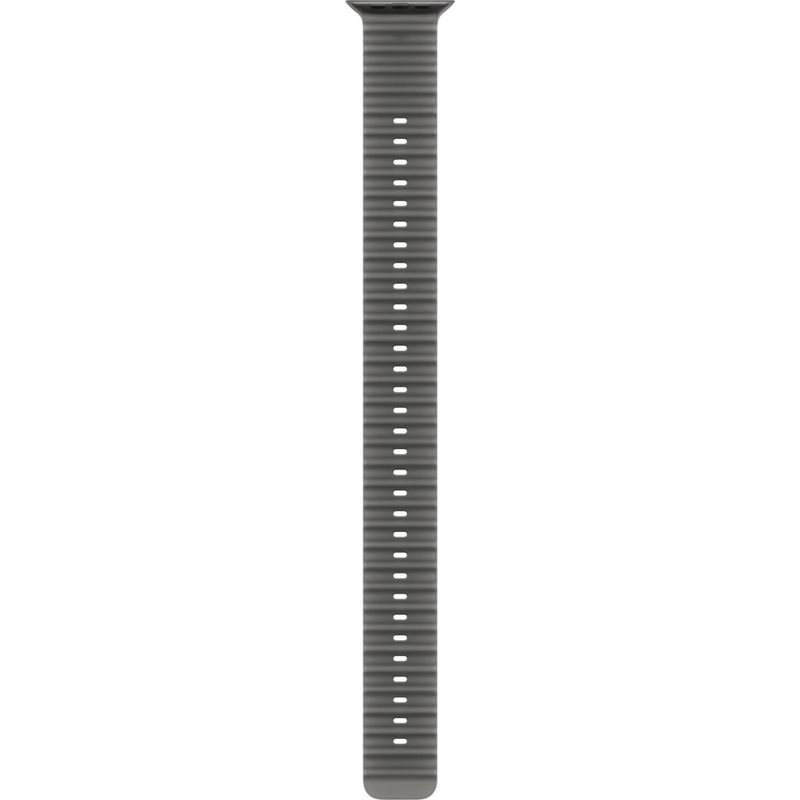 Apple Watch 49mm Translucent [Grey] Ocean Band Extension [Natural Titanium Finish]