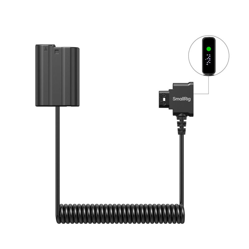 SmallRig Dummy Battery Power Cable for D-tap for Nikon EN-EL15c 6537