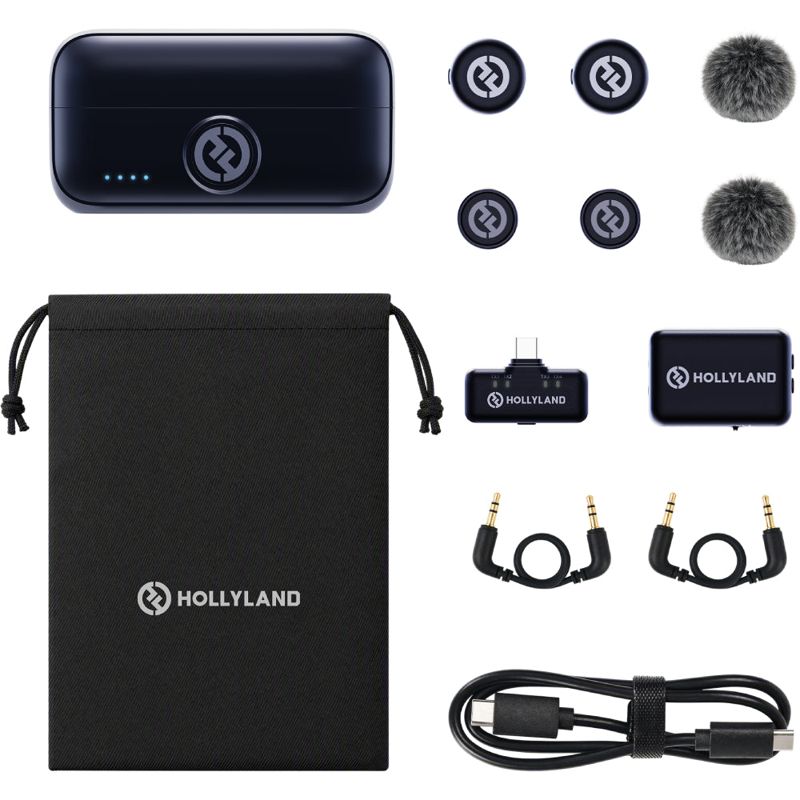 Hollyland Lark M3 Wireless Microphone Kit 2TX+2RX