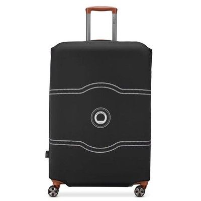 Delsey Chatelet Print Luggage Cover - Fits Large Suitcases - Black