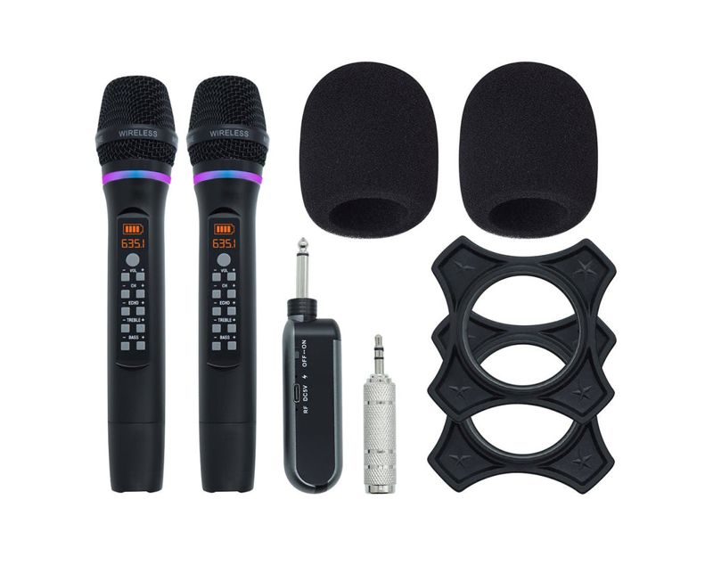 Precision Audio Twin Wireless Microphone System