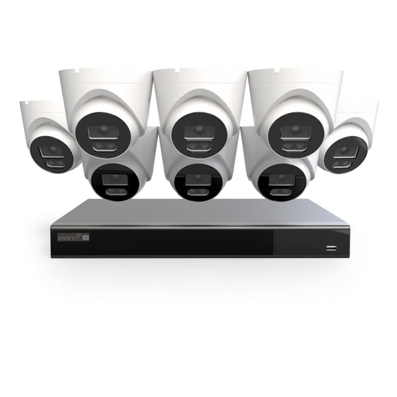 Swann EliteX™ 6K/12MP 16 CHANNEL NVR Dome Security System [6 Camera Kit]