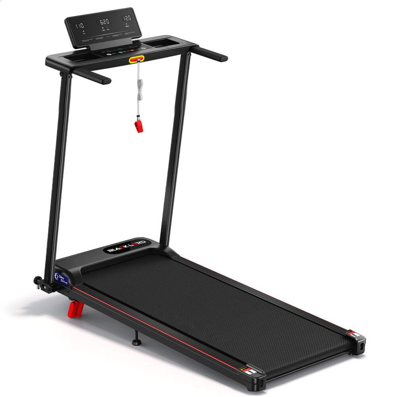BLACK LORD Treadmill Electric Incline Exercise Running Machine Foldable Home Gym (Black)