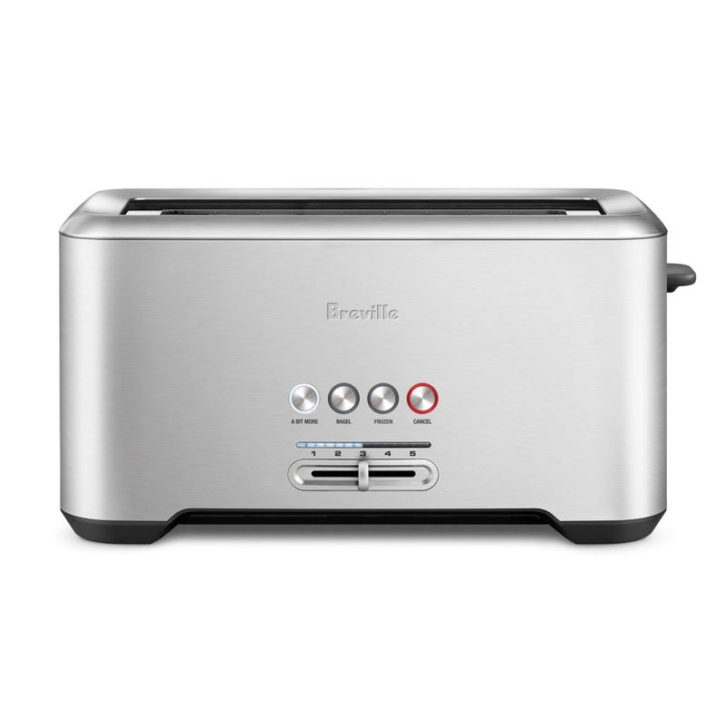 Breville the Lift & Look Pro 4 Slice Toaster (Brushed Stainless Steel)