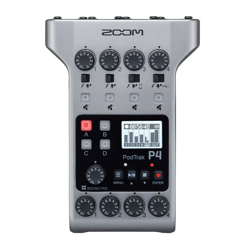 Zoom PodTrak P4 Podcast Recorder