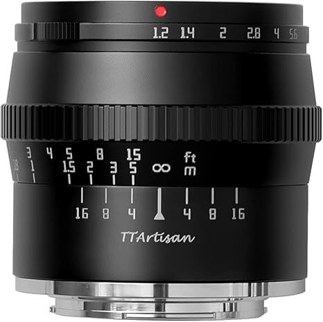 TTArtisan 50mm f/1.2 Lens for Canon RF Mount - Black