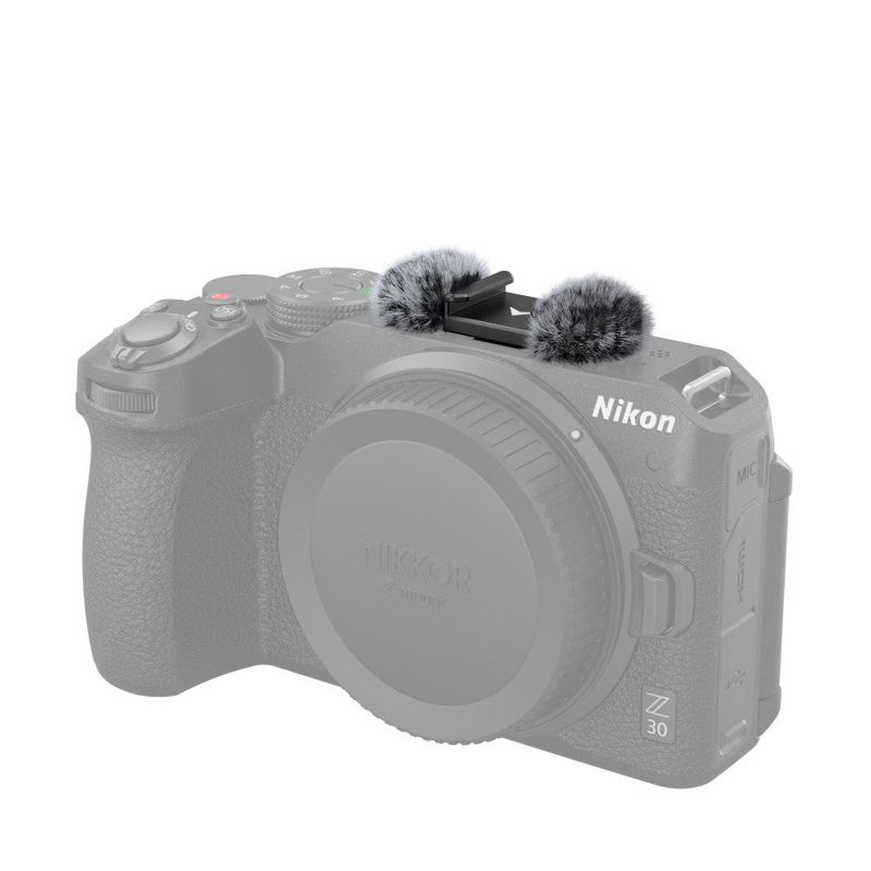 SmallRig Furry Windscreen with Cold Shoe Adapter for Nikon Z 30