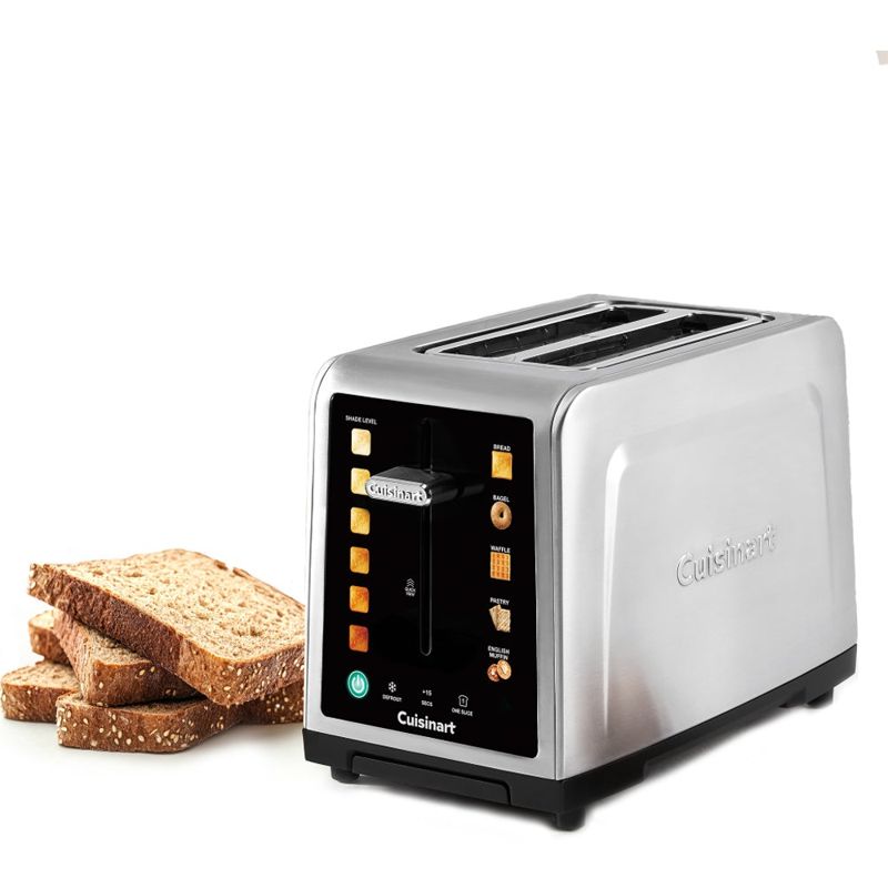 Cuisinart 2 Slice SimpliTouch Toaster 6 Shade Settings Stainless Steel