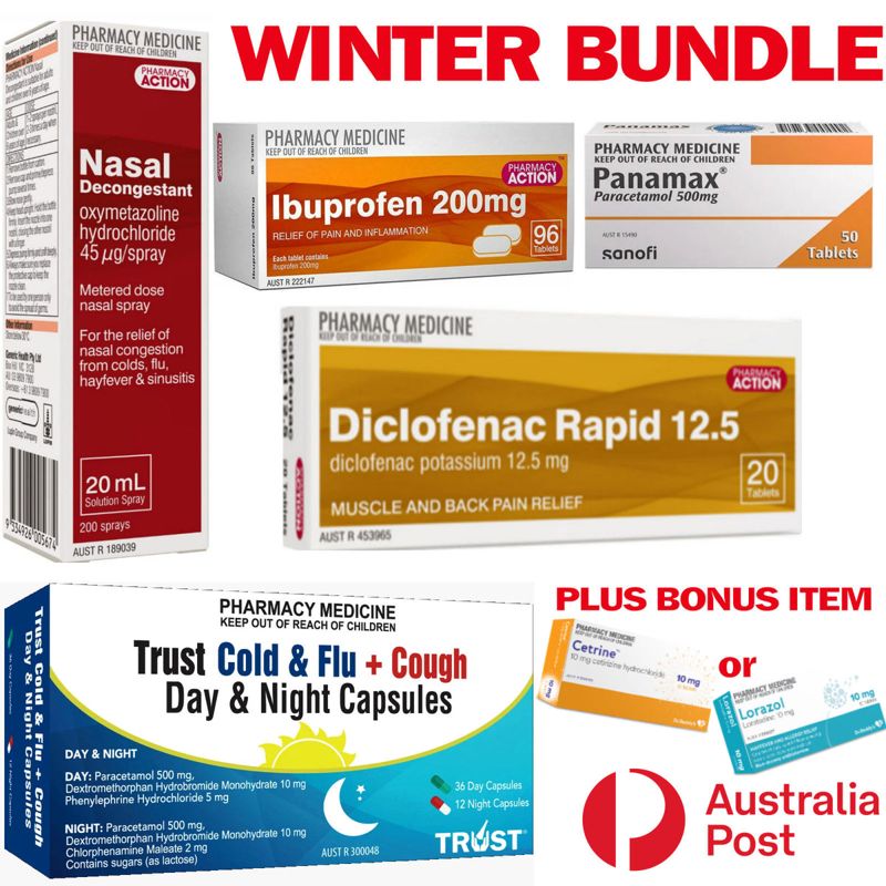 2026 Winter - Budget Friendly - Cold & Flu Season Relief Bundle